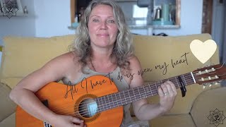 Video thumbnail of "All I have to do (Helen Knight) guitar cover with chords by Nancy Haywood Gitarren Cover/432 Hz"