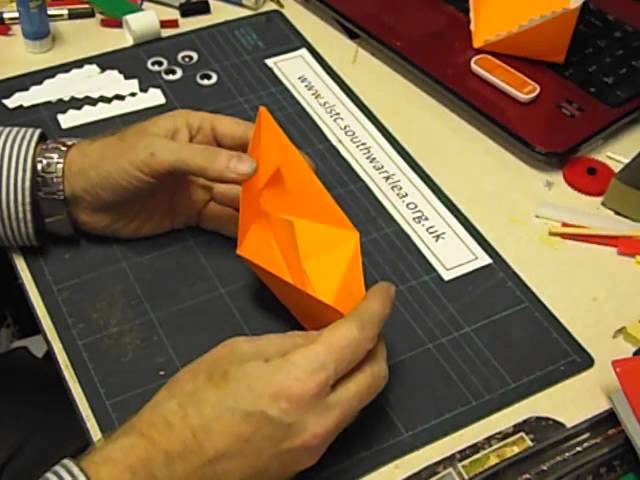 Snapper Puppet How To Fold An Origami Snapper Puppet Youtube