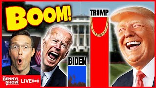 PANIC in DC: New Polls Show Trump BEATING Biden in BRUTAL LANDSLIDE! Dems, Media Demand Joe DROP OUT