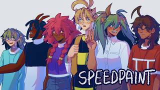 Wizards B Natural Lineup - OC Speedpaint
