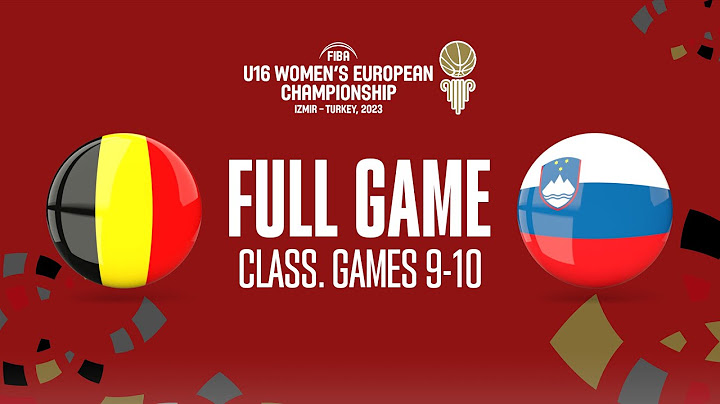 Belgium v Slovenia |  Full Basketball Game | FIBA U16 Women's European Championship 2023