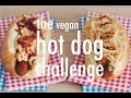 the hot dog challenge (vegan) | hot for food