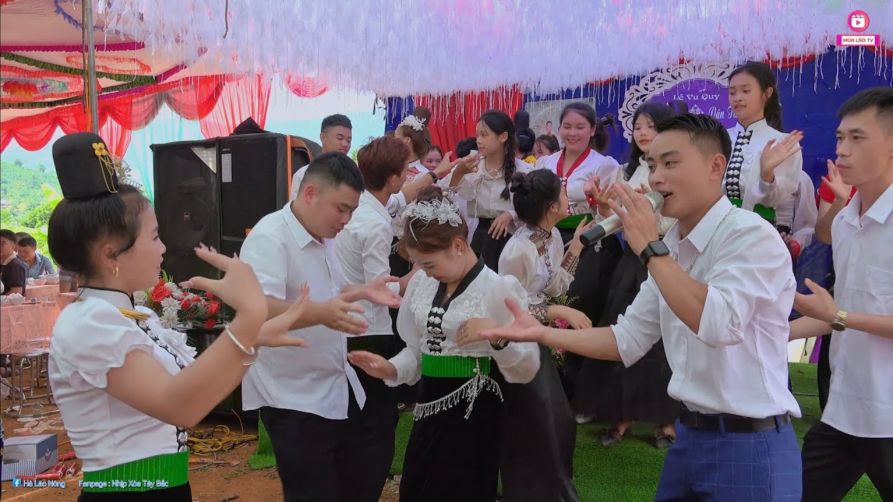 Nhạc Lào - Lời Thái mới nhất - Múa Lào đám cưới dân tộc Thái Dồm cang Sốp Cộp