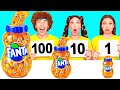 100個重ねフードチャレンジ | 驚くべきハックとトリック BaRaDa Challenge