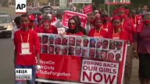 A silent protest was held in Nigeria's capital voicing outrage against Boko Haram, and demanding th
