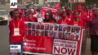 A silent protest was held in Nigeria's capital voicing outrage against Boko Haram, and demanding th
