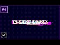 【プラグイン無し】簡単で超クールなグリッチエフェクトの作り方!【AfterEffects チュートリアル】