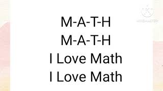 Math Song - I Love Math