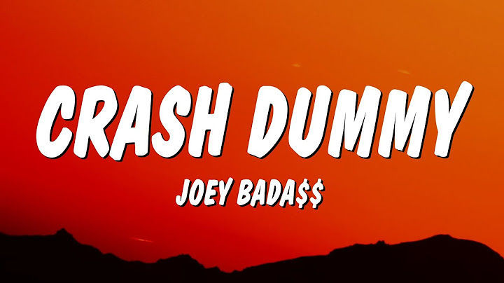 Joey Bada$$ - CRASH DUMMY (Lyrics) (Kendrick Lamar, Ray Vaughn, Daylyt Diss)