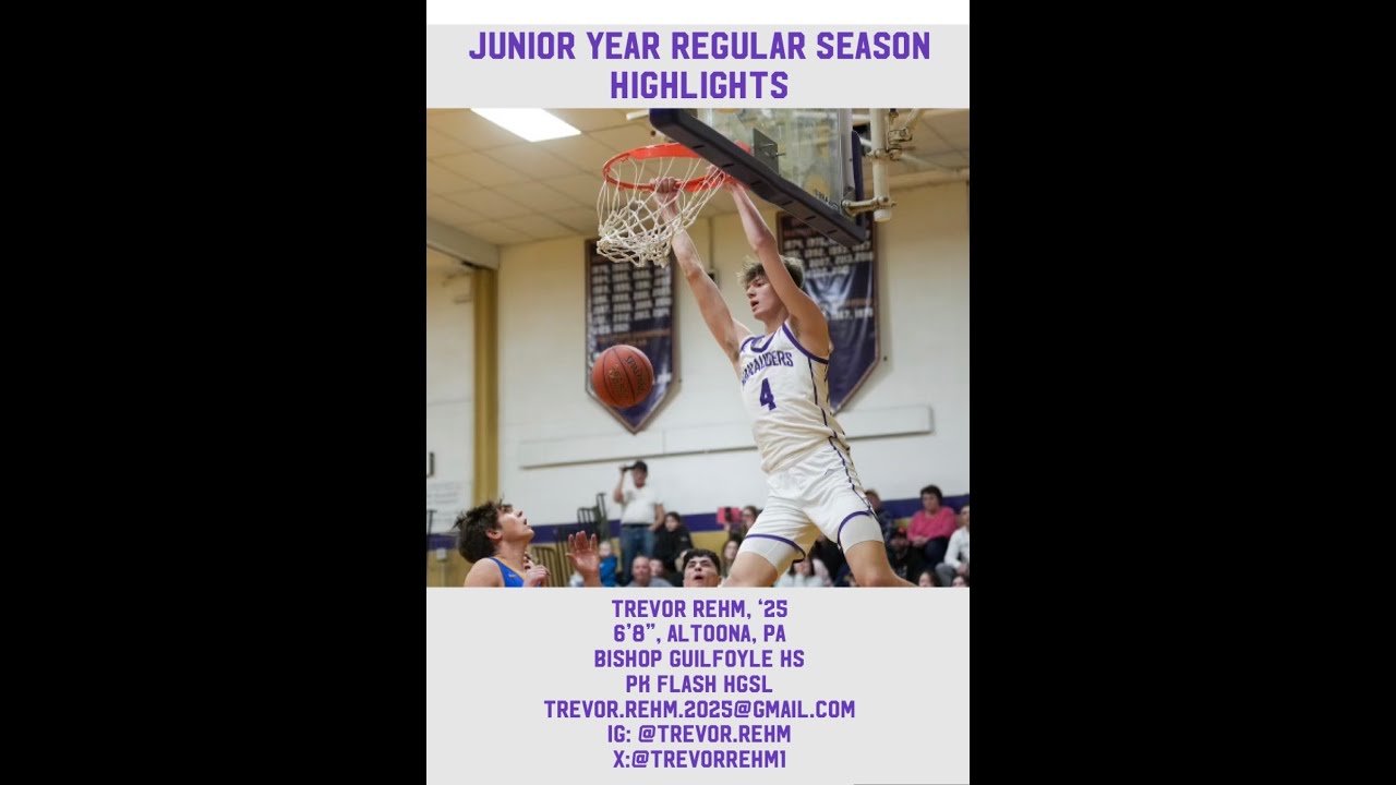 Trevor Rehm, Class of 2025, Junior Year Regular Season Highlights, Bishop Guilfoyle, PK Flash HGSL