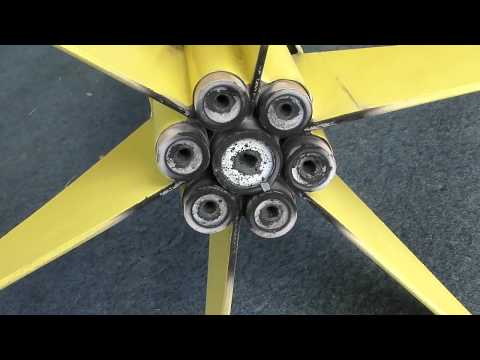 North Coast Rocketry Cluster Duck, 3-17-19 at SoJARS. SEVEN ENGINE CLUSTER!!