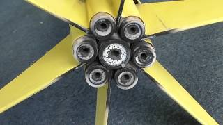 North Coast Rocketry Cluster Duck, 3-17-19 at SoJARS. SEVEN ENGINE CLUSTER!!