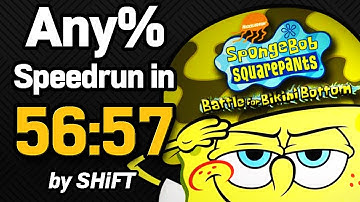 SpongeBob SquarePants: Battle for Bikini Bottom Any% Speedrun in 56:57 (WR on 3/13/2018)
