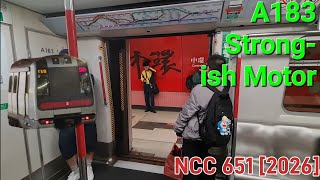 {Strong-ish Motor} Island Line - MTR M Train [Car A183] Ride From Central To Sheung Wan