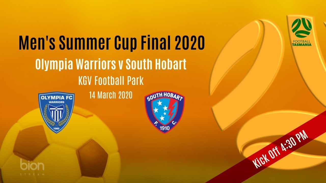 2020 Men's Summer Cup Final, Olympia Warriors v South Hobart