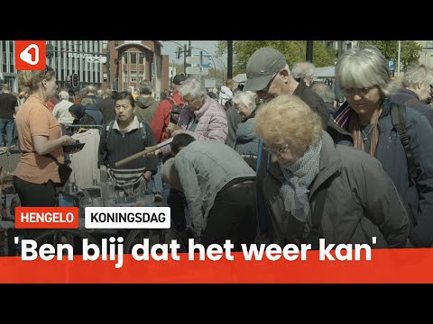 Gezellig druk in Hengelose binnenstad tijdens Koningsdag