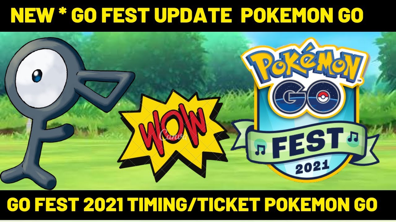 New * Go Fest 2021 Timing Pokémon Go | Go Fest Pokémon Go Ticket