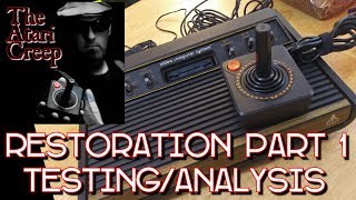 Atari VCS/2600 Heavy Sixer Restoration PART 1, Testing/Analysis | The Atari Creep