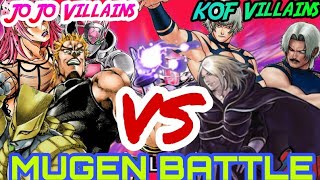 JoJo Villains vs Kof bosses | JoJo x KOF | Злодеи ДжоДжо против злодеев The King Of Fighters