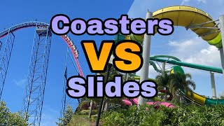 Roller Coasters VS Water Slides (What’s Better?)