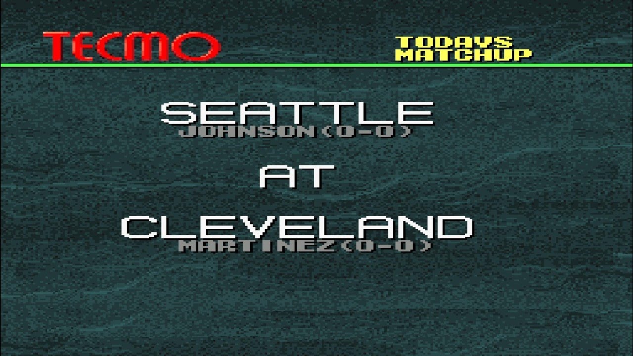Seattle at Cleveland | April 4th, 1994 | 1994 MLB Season Sim | Tecmo Super Baseball (SNES)