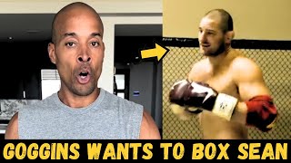 David Goggins Challenges Sean Strickland To 3 Round Boxing Match...