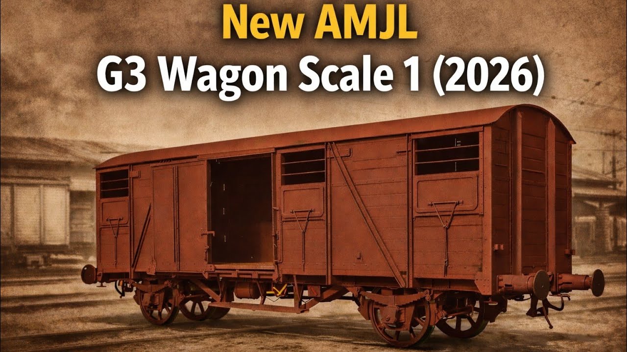 Nouveau Wagon G3 AMJL échelle 1 | New AMJL G3 Wagon Scale 1 (2026)