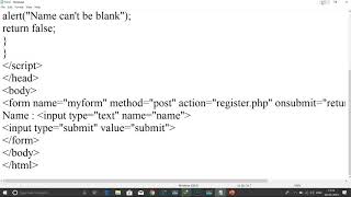 Form Validation | JAVA SCRIPT