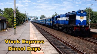 [2014] Ranakpur Express | Vivek Express | ALCO Chugging | 4K 60 FPS Train | Indian Railways