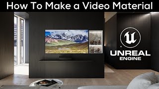 How To Make a Video Material In Unreal Engine 5 screenshot 1