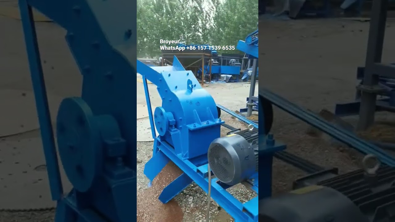 concasseur diesel, usine de concasseur de pierres, concasseur de sol, broyeur d'argile