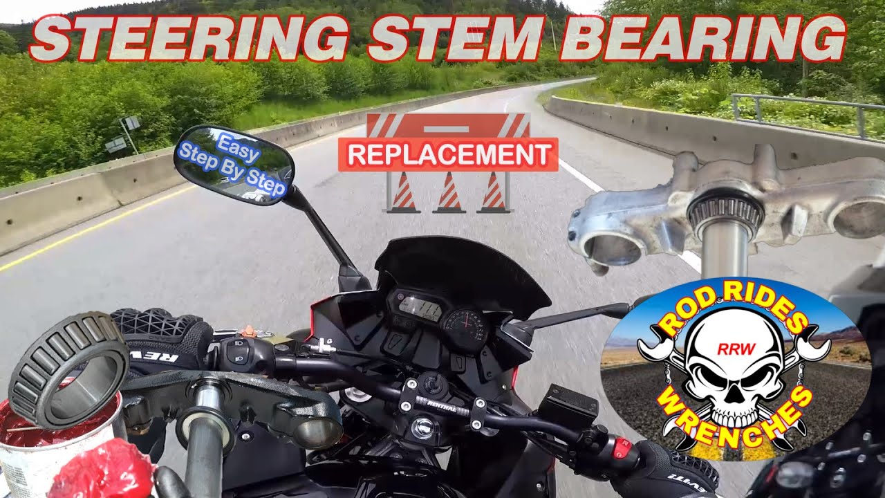 Motorcycle Steering Stem Bearings & Race Replacement YouTube