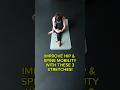 IMPROVE HIP &amp; SPINE MOBILITY WITH THESE 3 MOVES! #pilates #hipmobility #spinemobility #stretching