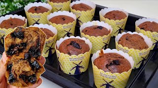 SUPER MOIST CHOCOLATE BANANA MUFFIN RECIPE WITHOUT A MIXER