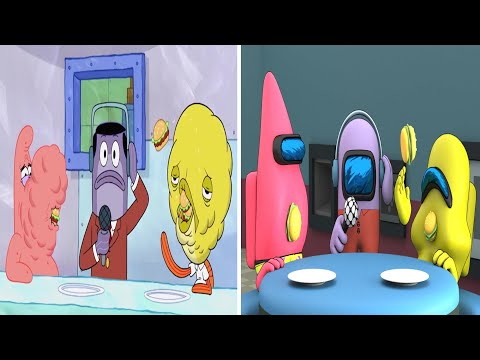 Patrick VS Among us (mukbang ep2)