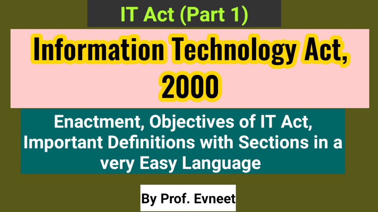 information technology act 2000 essay