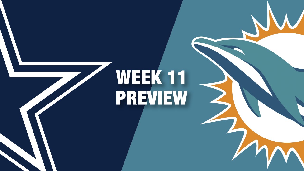 Cowboys vs. Dolphins Preview (Week 11) NFL YouTube