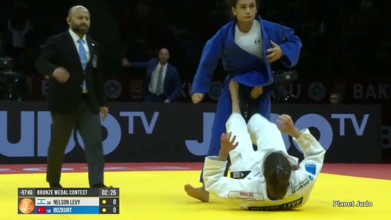 Timna NELSON LEVY 🇮🇱 🆚️ Hasret BOUZKURT 🇹🇷 | схватка за бронзу/-57кг | Большой Шлем Баку 2023