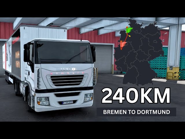 ETS2 Delivery in Germany (Bremen to Dortmund) JBX Graphics 3