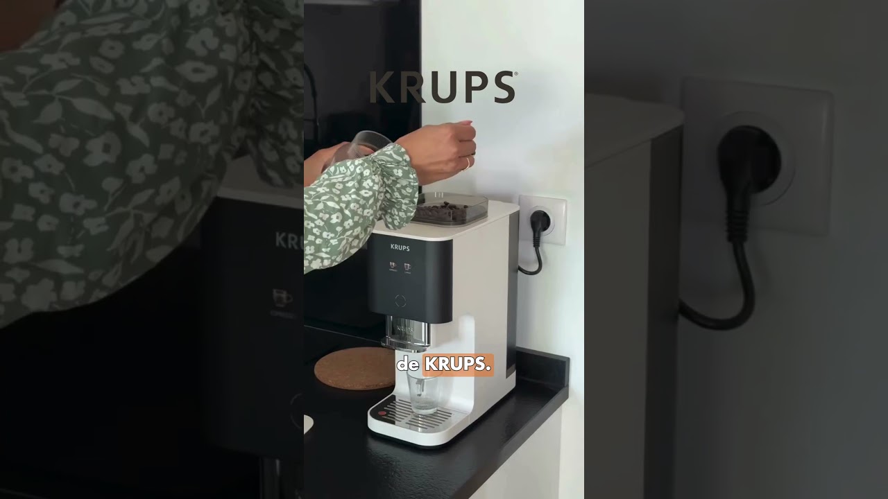 Découvrez l'innovation Coffee Crush, de KRUPS : l’intensité du grain, format mini !