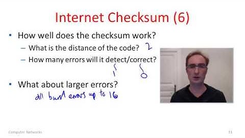 Computer Networks 2 9  Error Detection   YouTube 360p