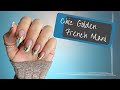 Chic Golden French Manicure