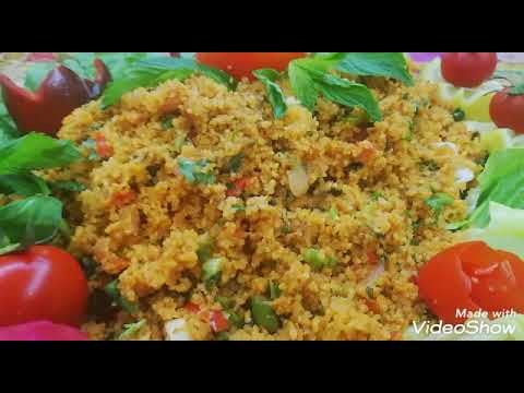 ايتش سلطة البرغل من مطبخ الارمني           