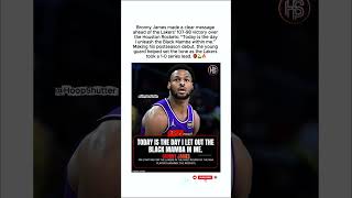 Bronny James unleashes mamba mentality in playoff debut #lakers #shorts