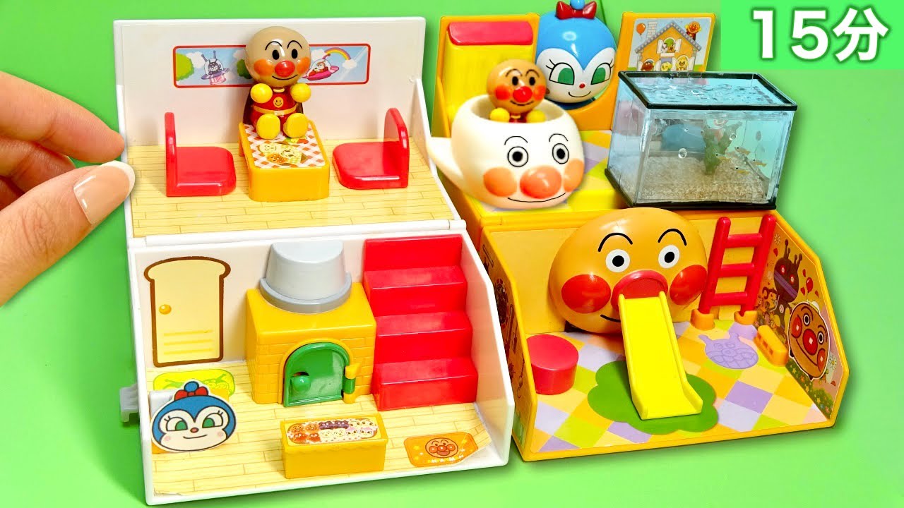 【ミニチュア部屋で、挨拶やルールを覚えよう☀️】アンパンマンと幼稚園での集団マナーを守って気持ちよく生活しよう🤝