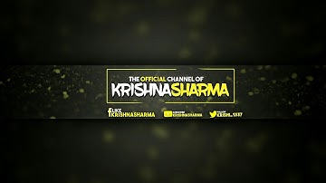 HOW TO MAKE A COOL & CLEAN YELLOW YOUTUBE BANNER FROM ANDROID | PS TOUCH | 🔺