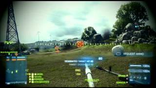 Battlefield 3 Armored Kill Gameplay Insane 1000 tickets Tank Superiority part 1/4 Raw