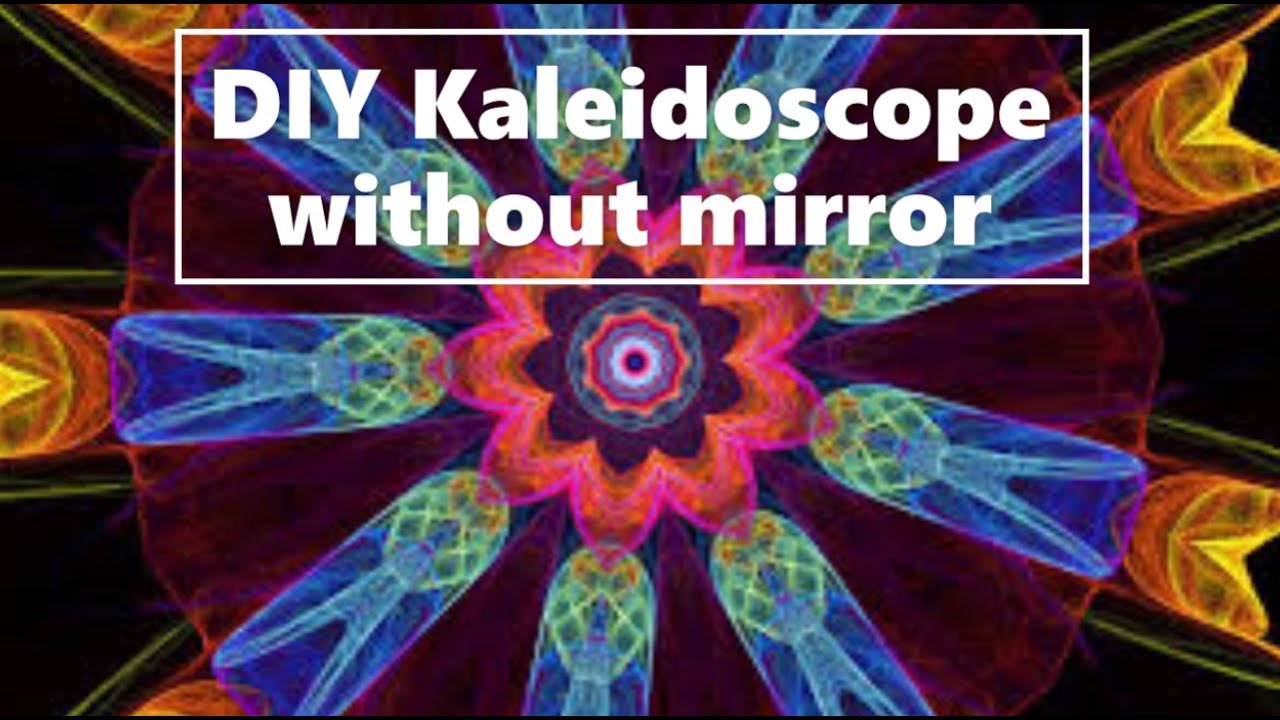 DIY Kaleidoscope without mirror Easy kaleidoscope for students YouTube