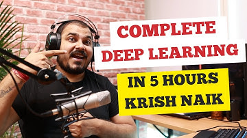 Deep Learning Indepth Tutorials In 5 Hours With Krish Naik