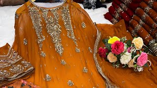 Original Pakistani Suit | Wedding Collection Suit | Pakistani Ciffon Suit | Dastan E Jashan Charizma